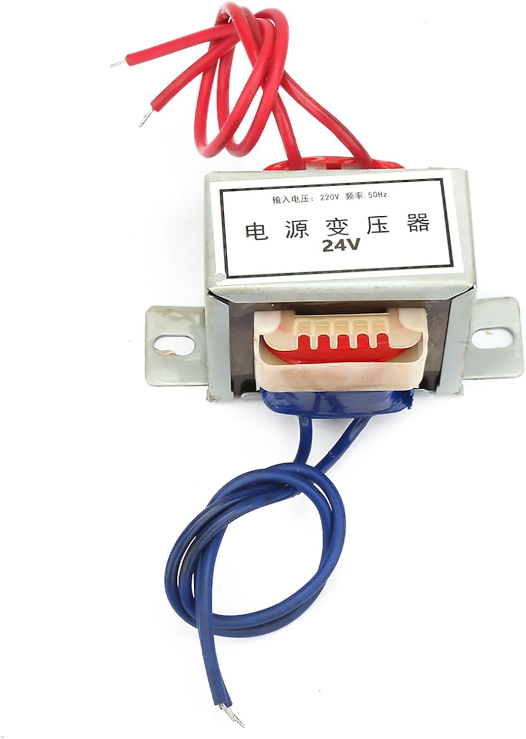 Transformateur de Puissance Simple, AC 12V/24V Tension de Sortie 10W Entrée 220V 50Hz EI Transformateur de Puissance, Isolateur El