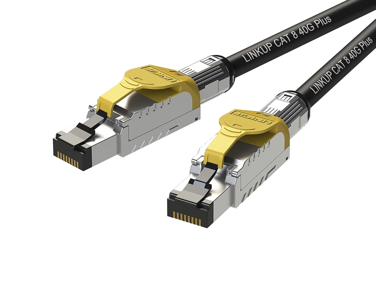 Патч-кабель LINKUP Cat8 S/FTP 22AWG з подвійним екрануванням, одножильний кабель, сертифікований GHMT та DSX8000, 2000 МГц 2 ГГц 4
