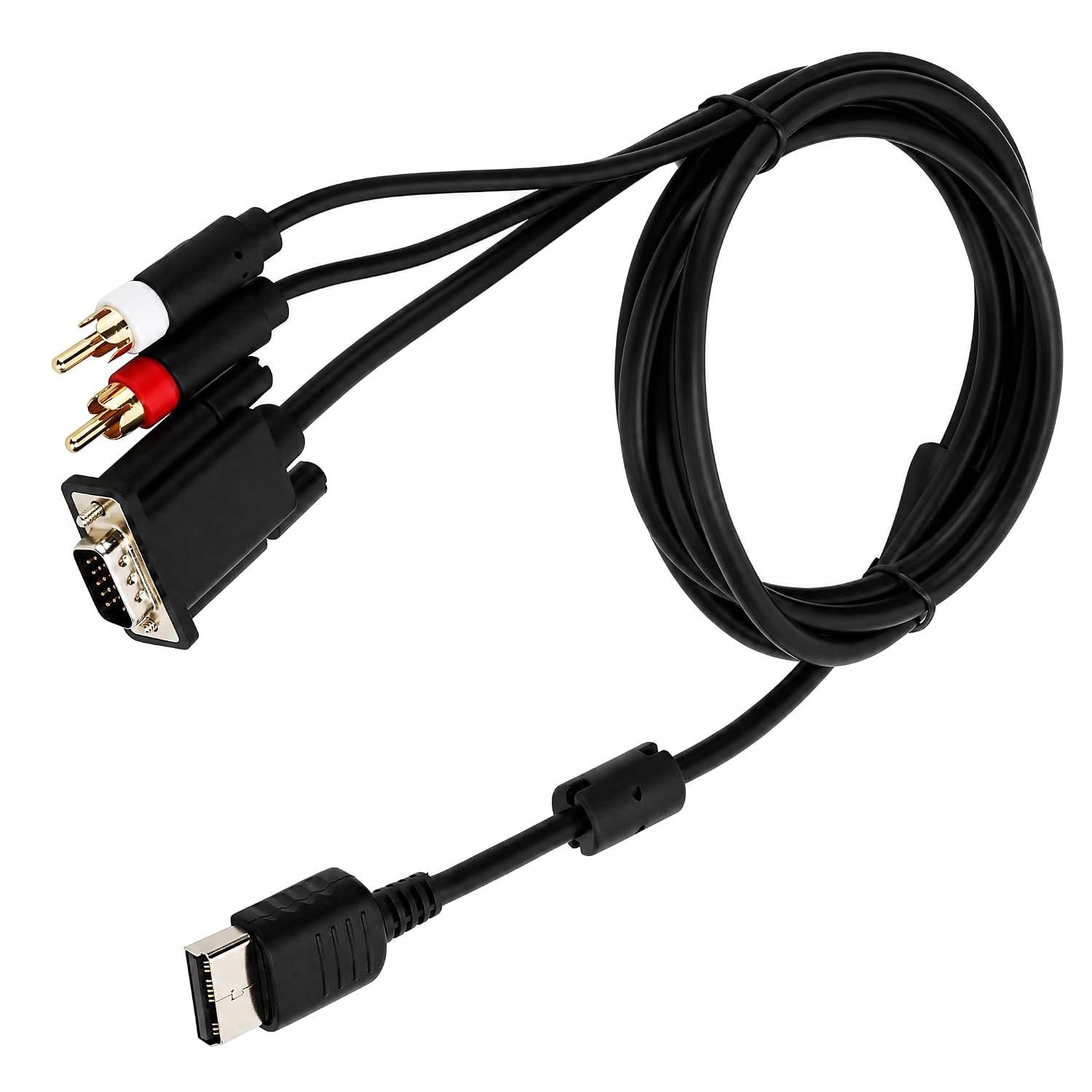 Кабель Socobeta High Shielding Fidelity Design VGA HD Audio Conversion Cable поддерживает подключение ЭЛТ-мониторов к Dreamcast.