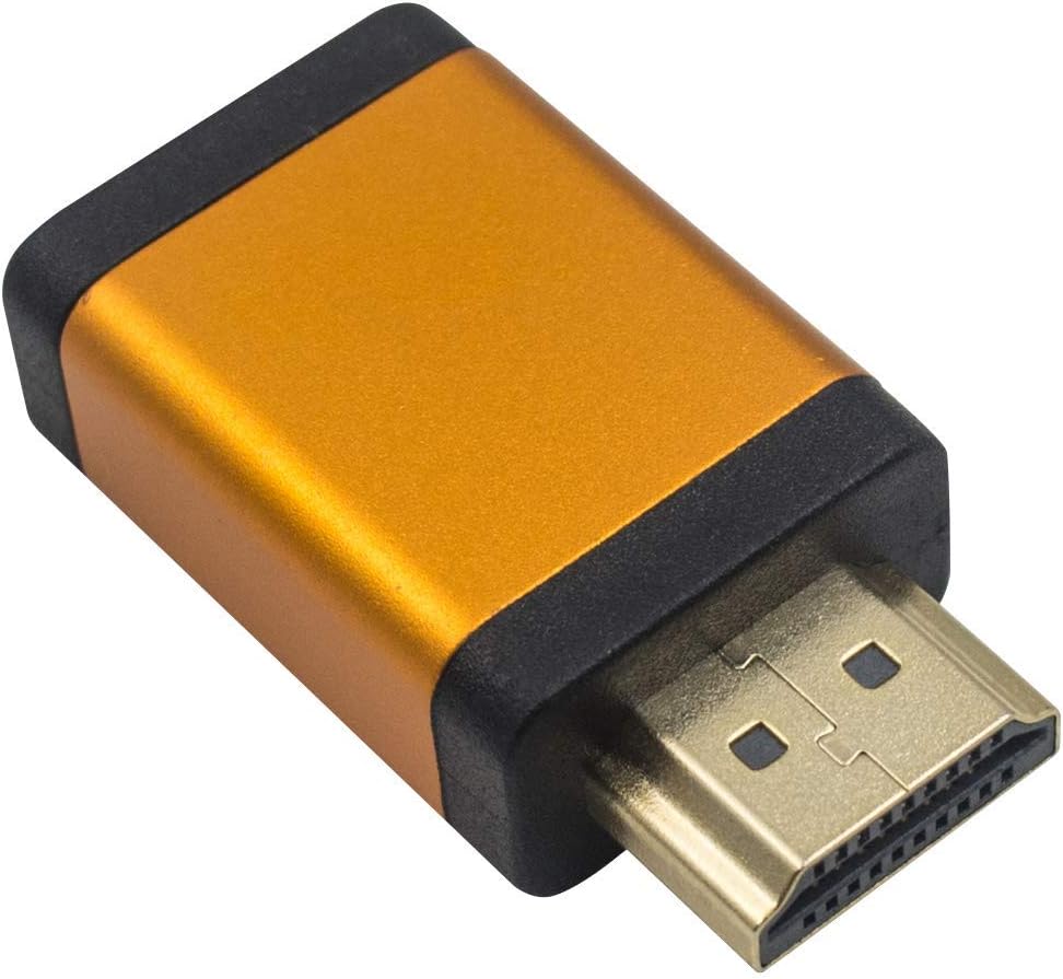 Адаптер Duttek HDMI чоловічий-жіночий, позолочений роз'єм HDMI, підтримує роздільну здатність відео 4kx2k@60HZ, UHD, 3D, 48-бітний