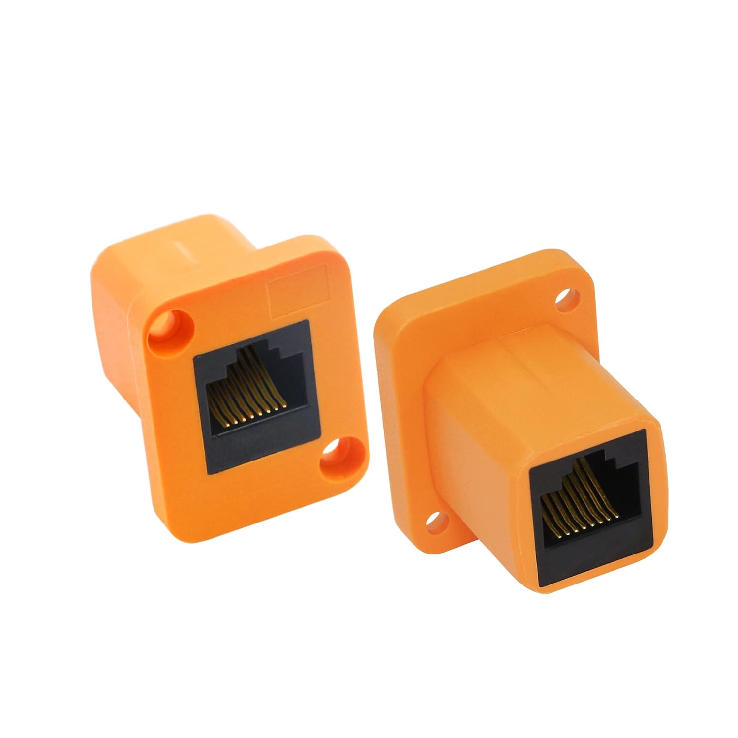 Модуль RJ45 Ethernet-адаптер типа D, удлинитель LAN-подключения Cat6 для панельного монтажа, для компьютеров, ноутбуков, маршрутиз