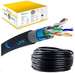 Extralink EX.16262 Ethernet-кабель, мережевий кабель, монтажний кабель для передачі даних, монтажний кабель, CAT5E SFTP (SF/UTP) V