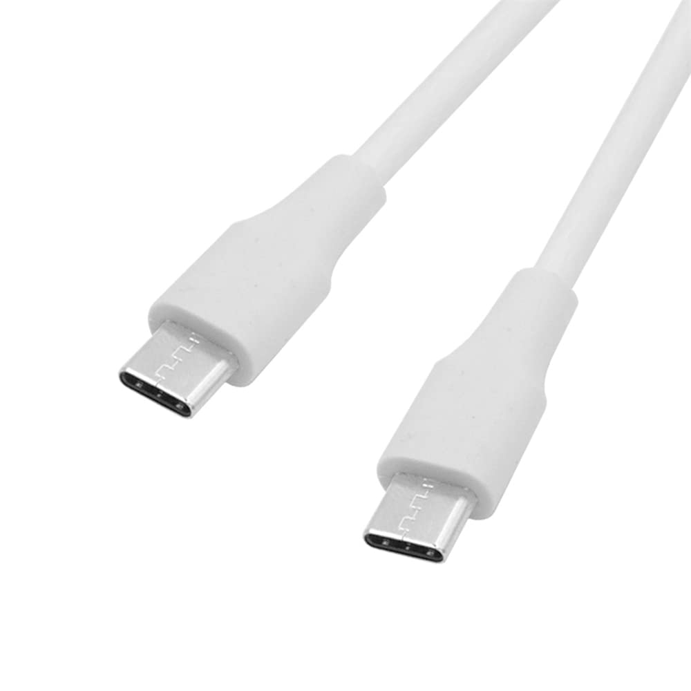 Кабель для передачи данных USB-C Type-C «папа-папа» USB 2.0 версии PD 65 Вт для ноутбуков и телефонов, белый, 200 см.