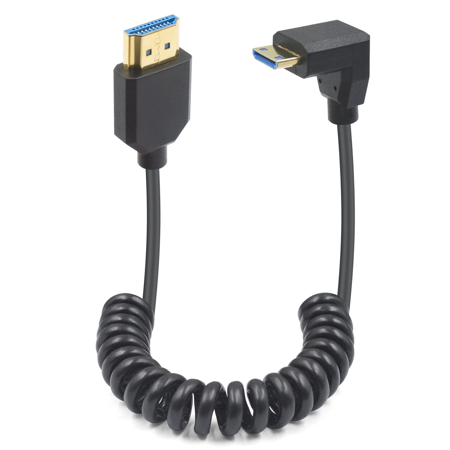Висувний кабель Duttek Mini HDMI - HDMI 2.1 1,2 м, ультратонкий висувний кабель-подовжувач HDMI чоловічий - HDMI 2.1 чоловічий, пі