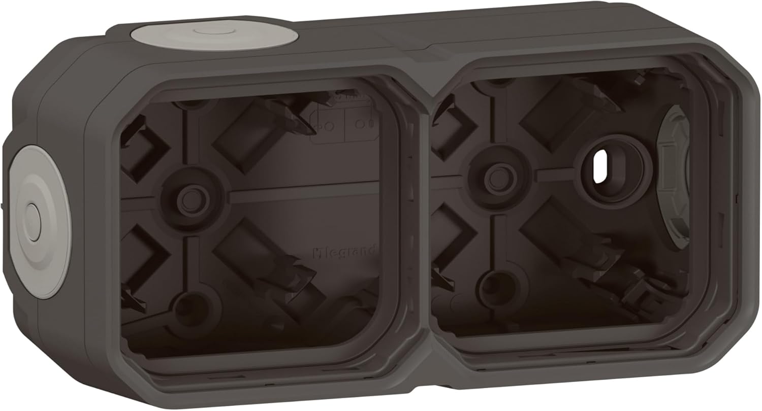 Legrand Plexo New 2-fach Gehäuse, горизонтальный и вертикальный, антрацит (069602L)