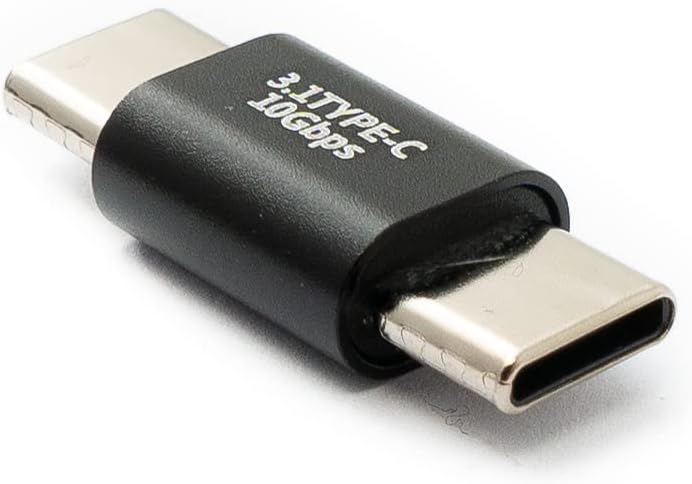 Кабель-адаптер System-S USB 3.1 Gen 2 Type-C, черный.