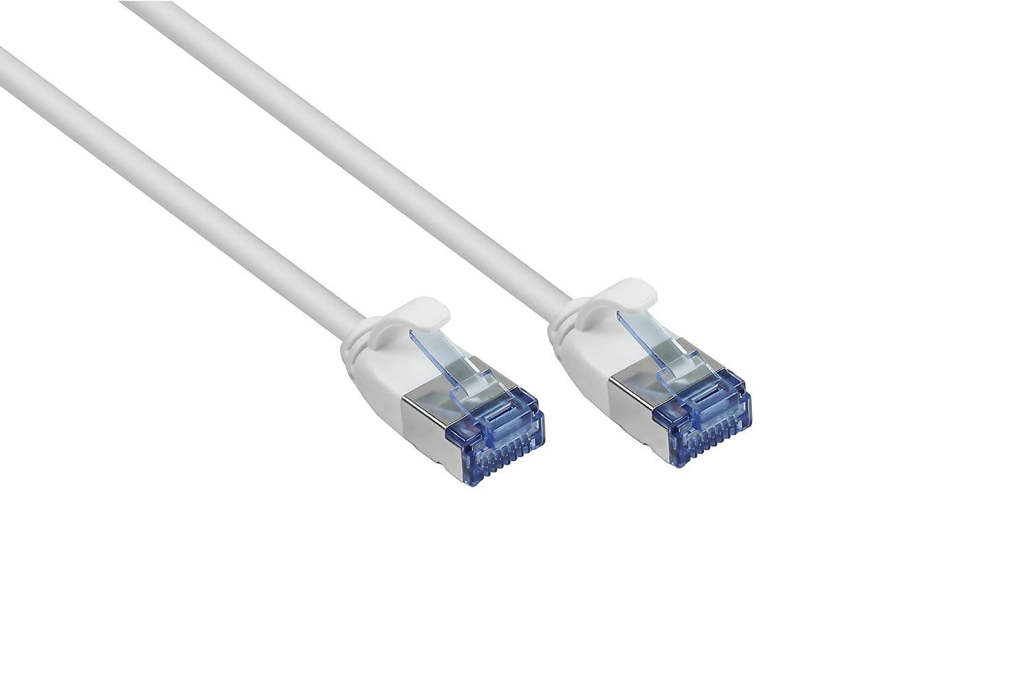 Тонкий патч-кабель Good Connections Cat. 6A - 0,25 м / 25 см - U/FTP - 10 Гбіт/с та 500 МГц - мідний провідник CU - безгалогенний