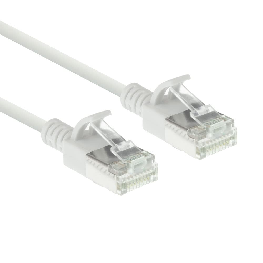Мережевий кабель ACT CAT6a, тонкий кабель U/FTP LSZH LAN 3,8 мм, гнучкий кабель CAT 6a з вилкою RJ45, для використання в центрах о