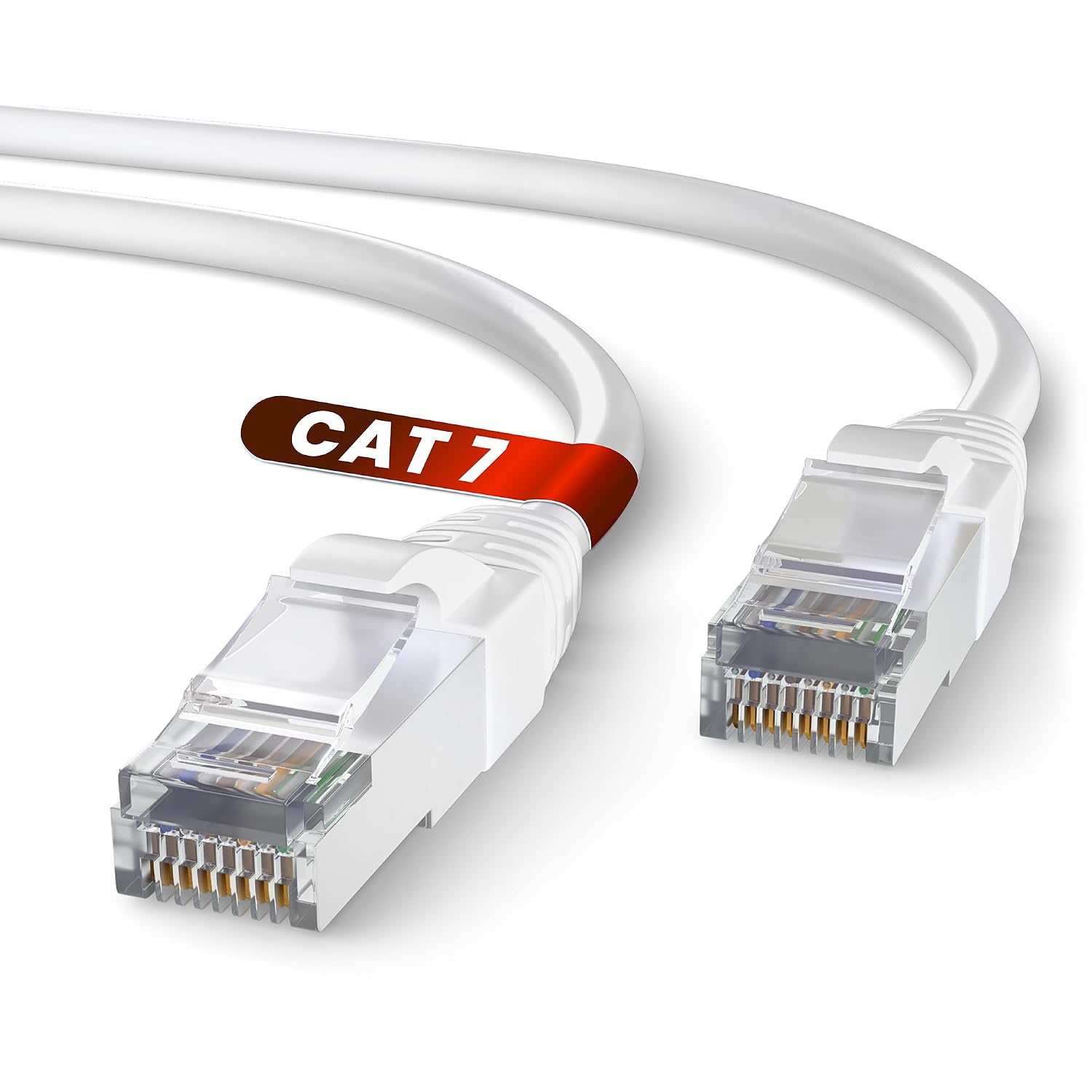 Кабель Ethernet Mr. Tronic Cat 7 25 м, сетевой кабель LAN с разъемами RJ45 для быстрого и надежного подключения к Интернету, патч-