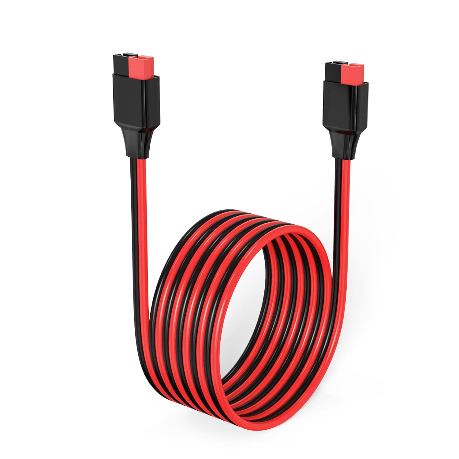 Удлинительный кабель ELFCULB 10AWG, совместимый с Anderson 45A, 3 м | Кабель с вилкой PP45 и луженой медной нитью 5,26 мм² для сол
