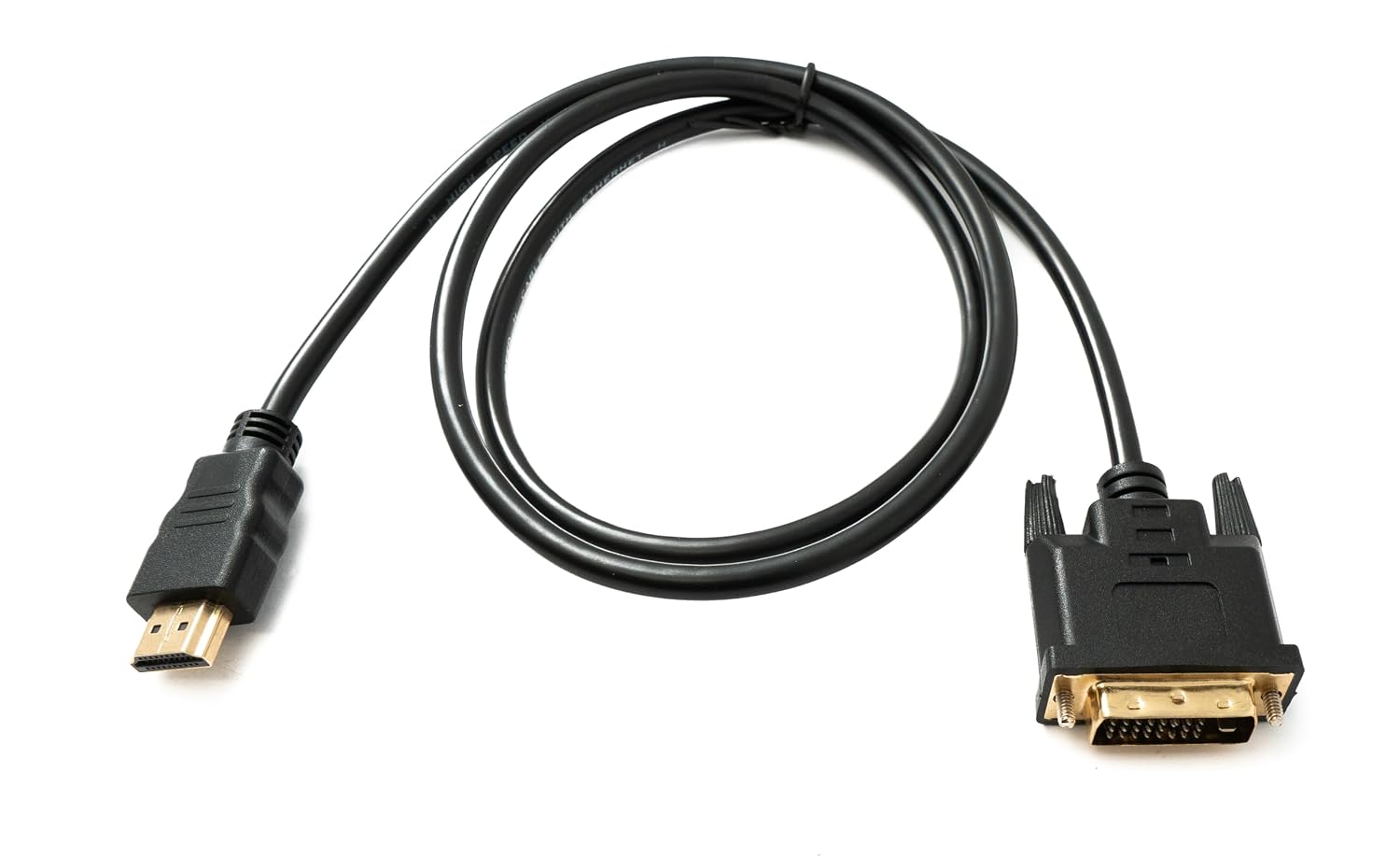 Кабель System-S DVI D 100 см 24 + 1 штекер к стандартному позолоченному разъему HDMI 1.4, разрешение 2K 30 Гц, Full HD 144 Гц