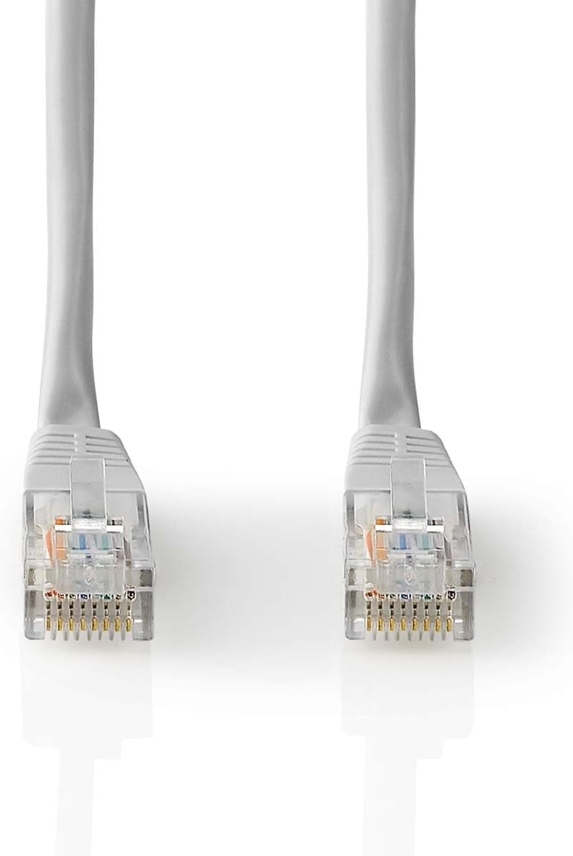 Сетевой кабель Nedis CAT5e - U/UTP - штекер RJ45 - штекер RJ45 - 30,0 м - круглый - ПВХ - серый - этикетка