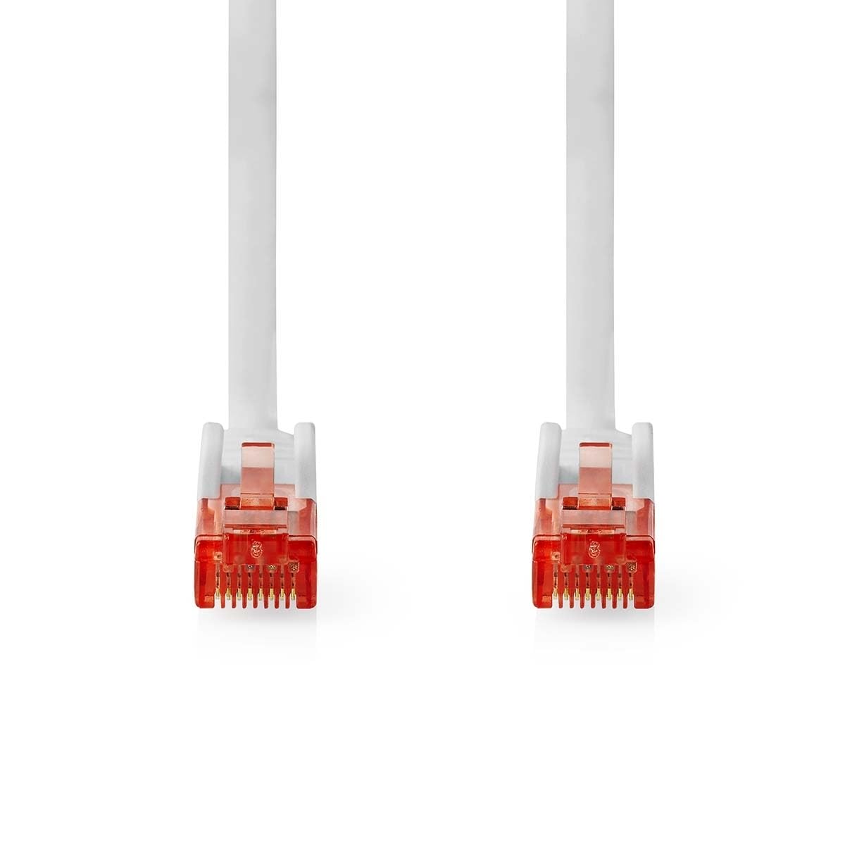 Сетевой кабель Nedis CAT6 - штекер RJ45 - штекер RJ45 - U/UTP - 1,50 м - круглый - ПВХ - белый - с этикеткой