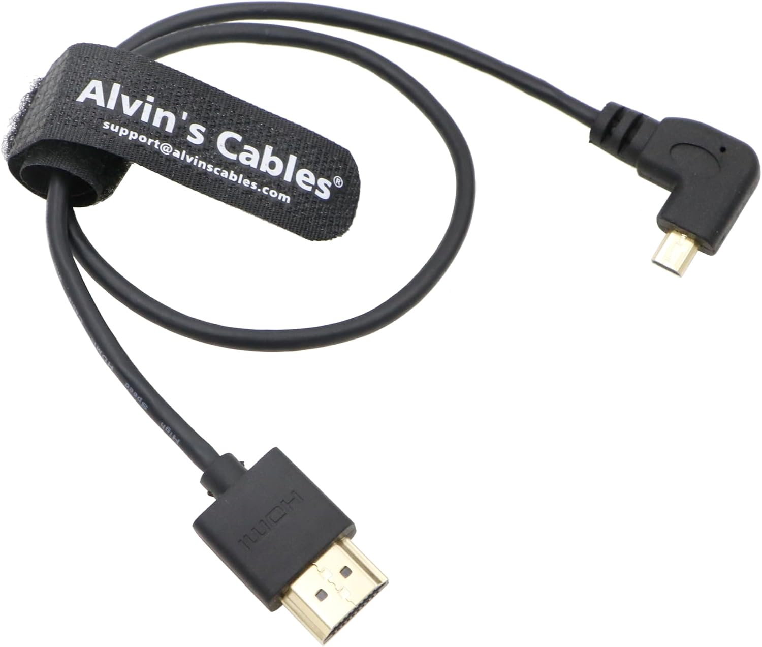 Кабель Alvin's Cables Micro HDMI-HDMI 8K60P High Speed 2.1 для Sony a7 IV FX30 ZV-E10, для Canon R5C R5 R6, Atomos Shinobi Ninja V