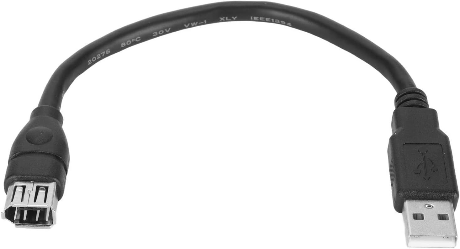 Кабель-адаптер Firewire 6-контактный USB, Firewire 1394 6-контактный гнездовой USB 2.0 кабель-адаптер AM, гибкий кабель Firewire д