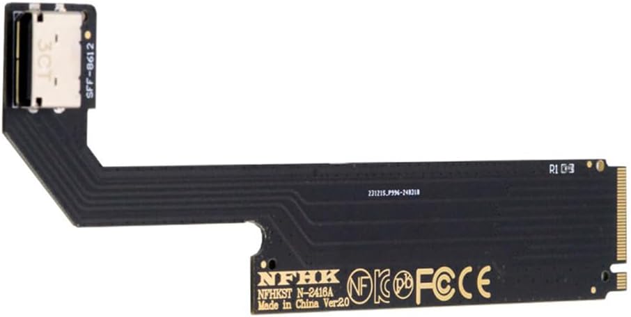 Адаптер PCI-E 4.0 M.2 M-Key для Oculink SFF-8612 SFF-8611 для зовнішньої відеокарти та SSD-накопичувача ThinkBook 16+ 2024 року ви