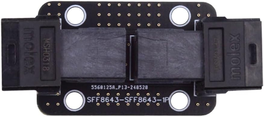 CY PCI-Express 4.0 PCIE5.0 Mini SAS HD SFF-8643 Female to SFF-8643 Female PCBA Connector Adapter Extension Cable