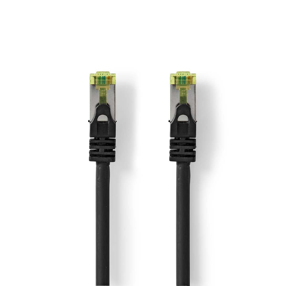 Кабель Nedis CAT7 - PiMF - разъем RJ45 (8P8C) - 15,0 м - круглый - LSZH - черный - Green Label