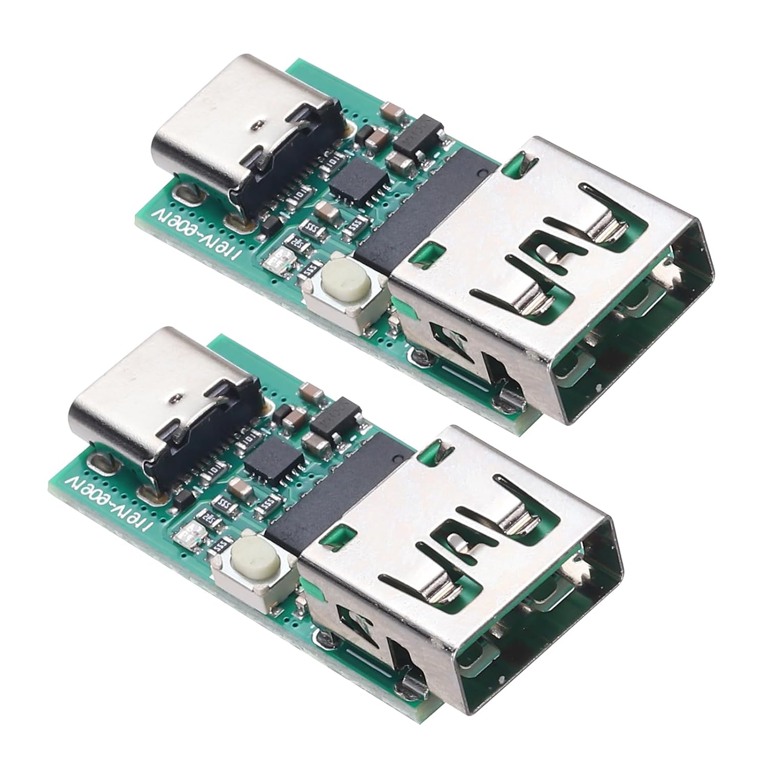 QUARKZMAN 2 шт. Type-C USB-C PD2.0/3.0 — протокол быстрой зарядки DC PD, переключатель включения/выключения USB, дизайн для самост