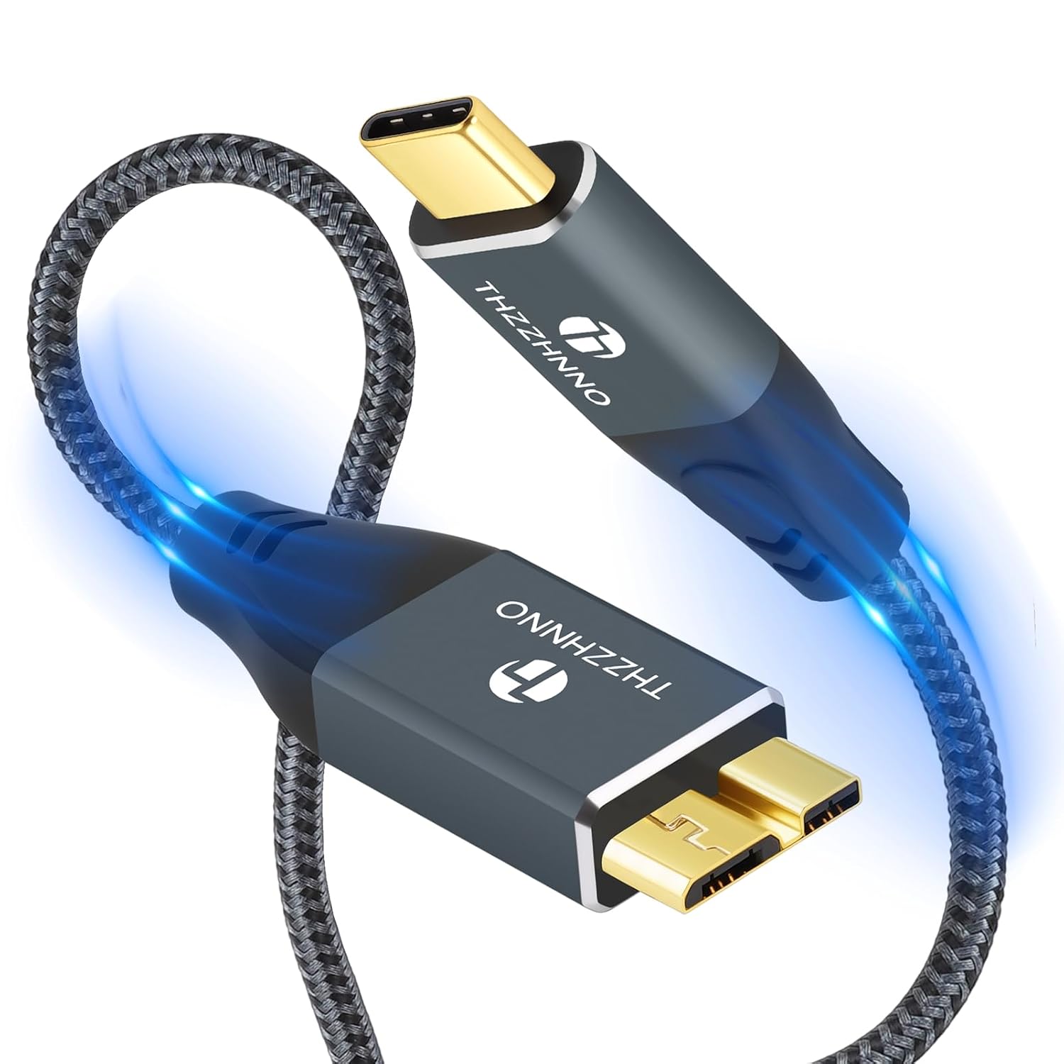 Кабель USB C — Micro B 1 м, кабель Micro B — USB C, кабель USB 3.0 Type-C — Micro B для iPhone 15, 16, My Passport, MacBook Pro/Ai