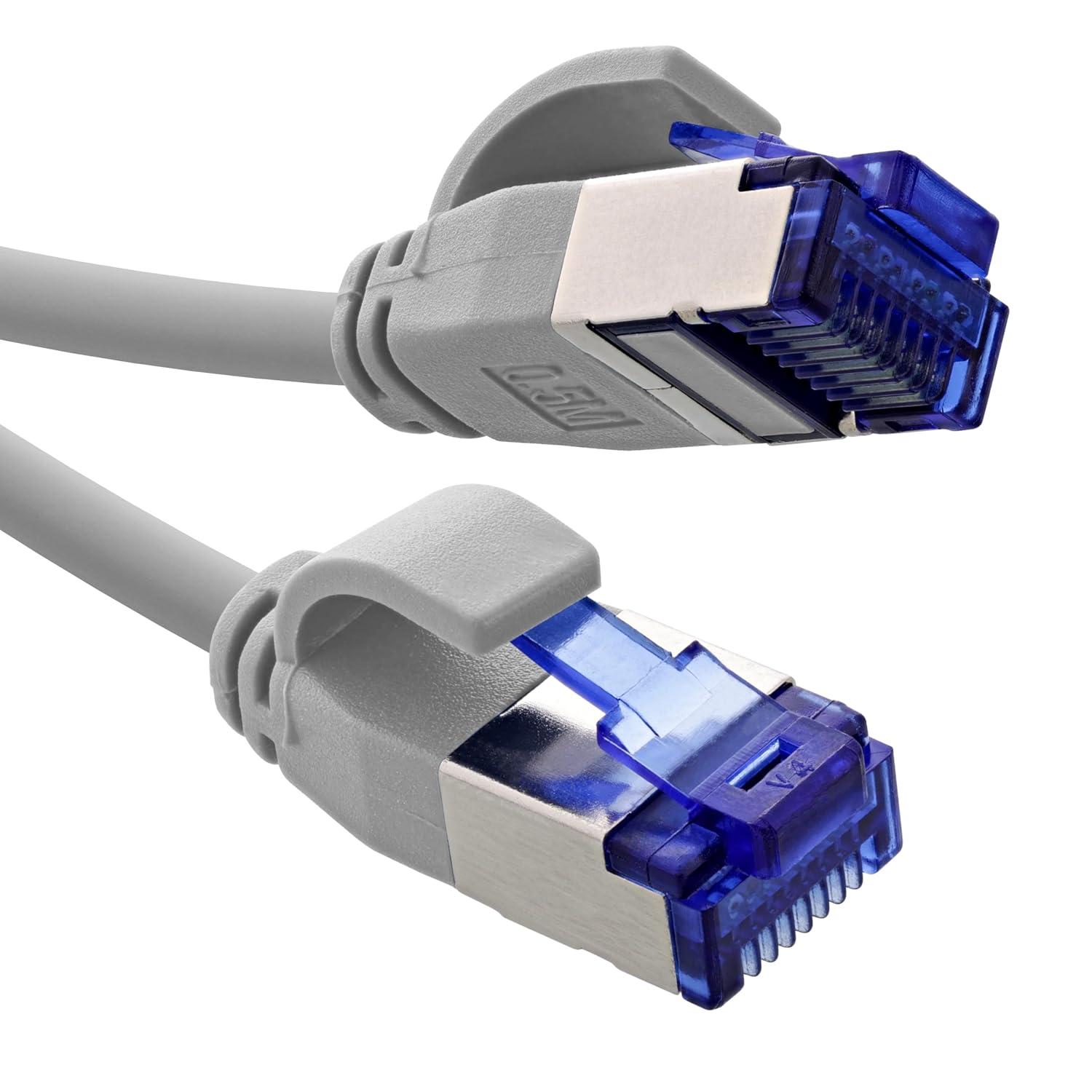 Тонкий патч-кабель InLine®, Cat.6A, S/FTP, TPE (LSZH) Гнучкий, PoE, Мідний (CU), LAN, Ethernet, Мережевий кабель, RJ45 Gigabit, Сі