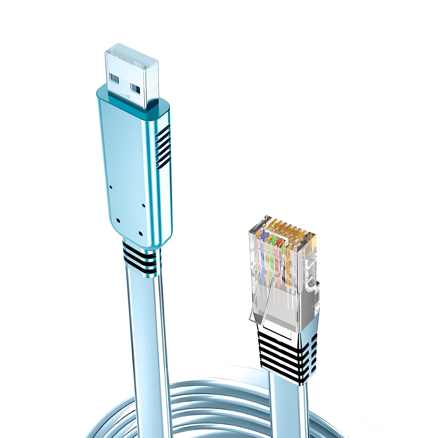 USB-консольный кабель SH-RJ45P с чипом 304 — 1,8 метра для маршрутизаторов, коммутаторов и сетевых устройств Cisco — надежное соед