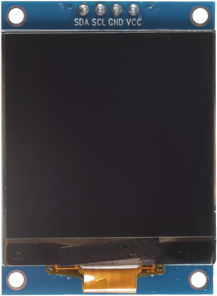 Модуль OLED-дисплея SH1107 диагональю 1,5 дюйма, разрешение 128 x 128 пикселей, белый PM OLED, 4-контактный интерфейс IIC I2C, сов