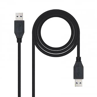 USB-кабель – 2-метровый USB-кабель, USB 3.2 Gen 1 с разъемом USB A, черный, идеально подходит для быстрой и безопасной передачи да