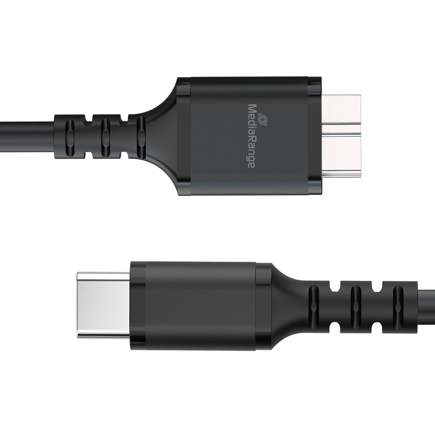 Кабель MediaRange USB 3.0 Micro-B — USB Type-C, 50 см, черный