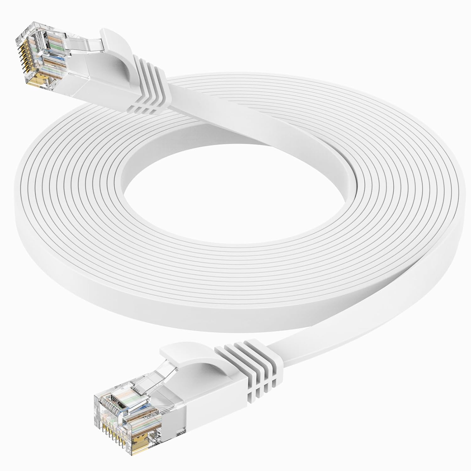 Сетевой кабель Ercielook CAT6 High Speed 8 м с зажимами для кабеля - удлинитель кабеля для PS5/4, маршрутизатора, модема, телевизо