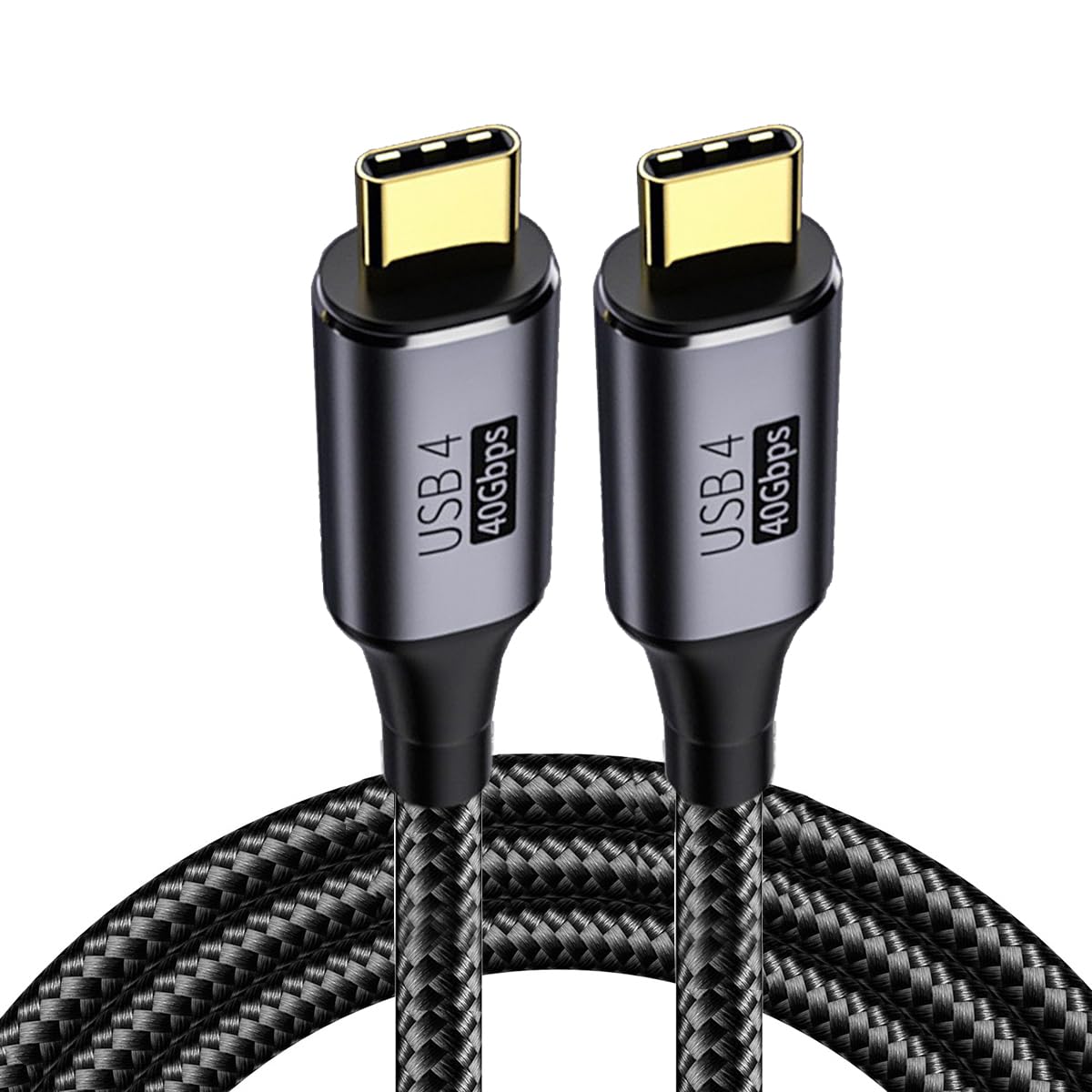 Кабель USB 4.0 40 Гбіт/с USB-C чоловічий-чоловічий з потужністю живлення 100 Вт та частотою 8 кГц при 60 Гц / 5 кГц при 60 Гц, сум