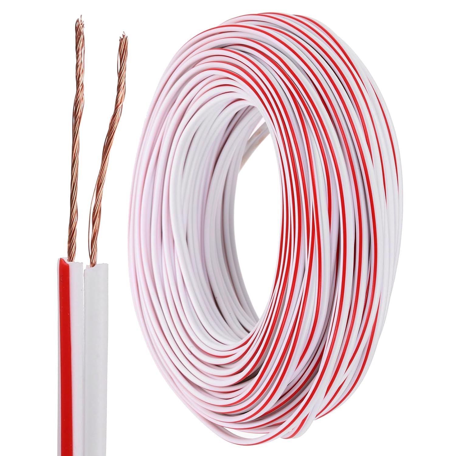Универсальный кабель для дверного звонка QUARKZMAN, 30 метров, 24 AWG, 2 провода, удлинительный кабель для пульта управления и дат