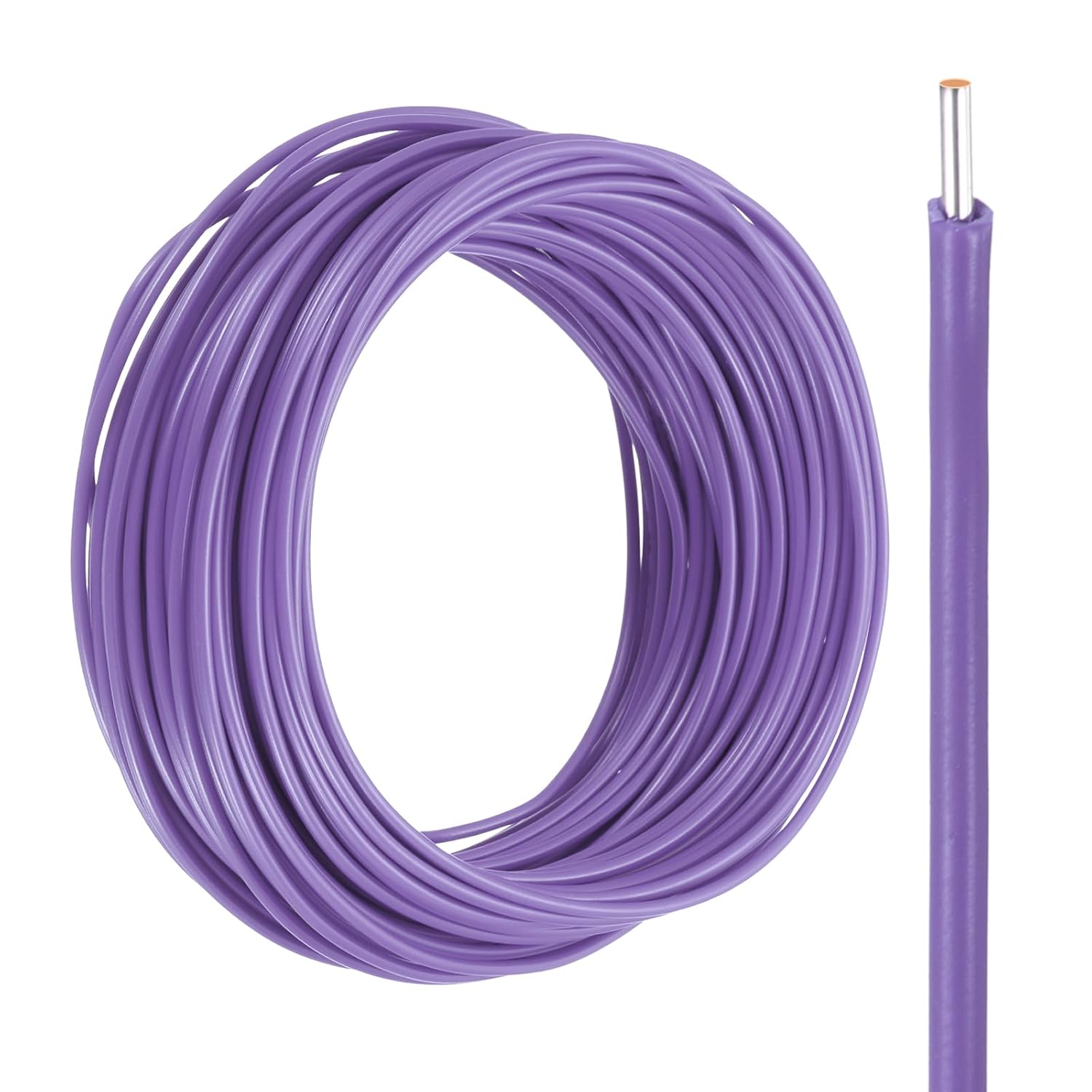 Провод QUARKZMAN UL1007 с цельным сердечником, 18,5 футов, 300 В, 18AWG, луженая медь, ПВХ, выдерживает температуру до 80 градусов