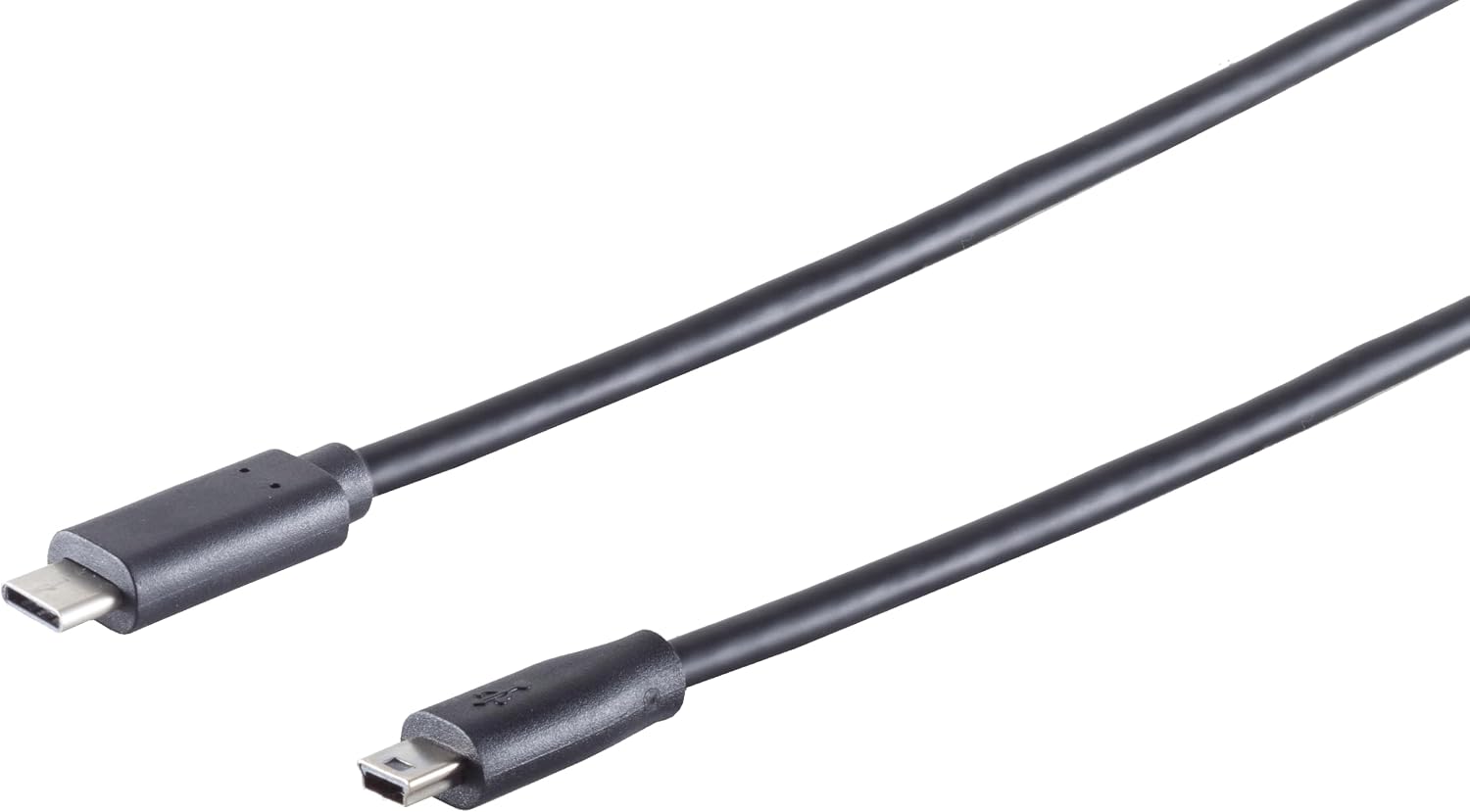 1 x USB-C Mini B 2.0 адаптерный кабель, черный, 3 м – С помощью этого стандартного USB-кабеля вы можете, например, подключить моби