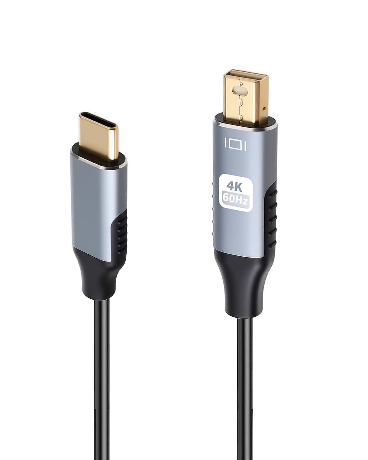 Кабель USB C — Mini DisplayPort 1,8 м 4K 60 Гц, видеокабель USB C — Mini DP, видеоадаптер DP, старый режим, динамический HDR, алюм