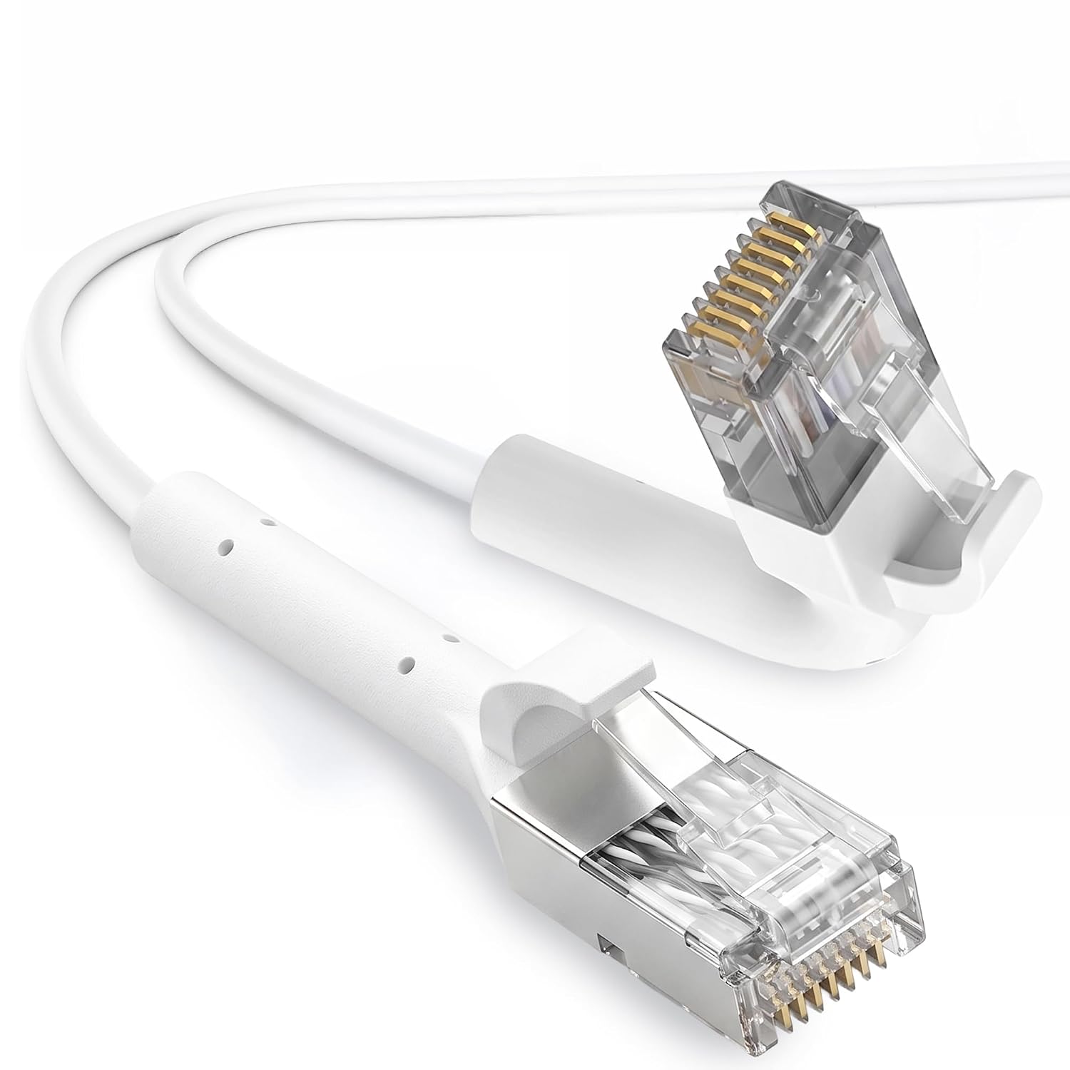 Мережевий кабель Extralink Patchcord Cat 6 U/FTP 10 м LAN RJ45 1 Гбіт/с, білий