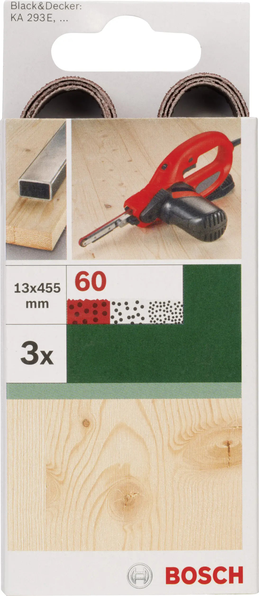 Наждачна стрічка Bosch Accessories 2609256238 455 мм 3 шт.