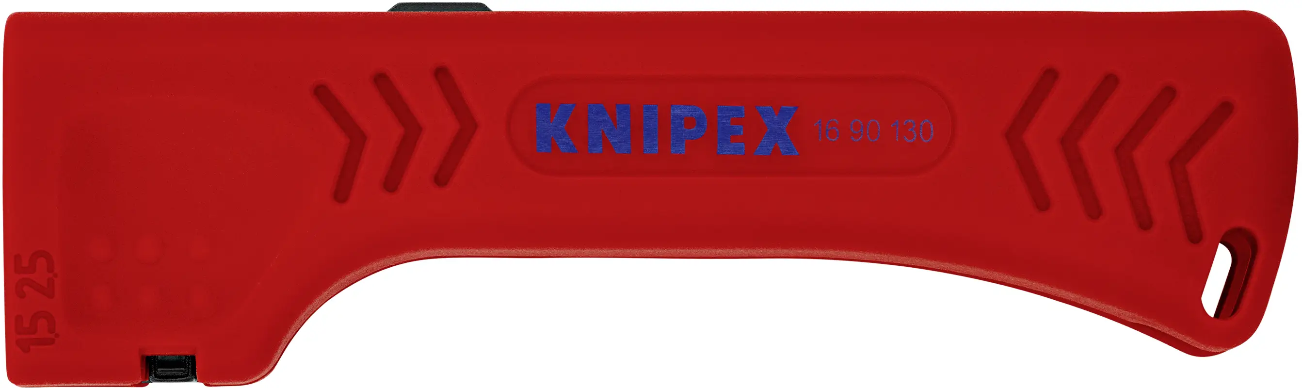 Инструмент для зачистки проводов Knipex 16 90 130 SB, диаметр провода от 8 до 13 мм.