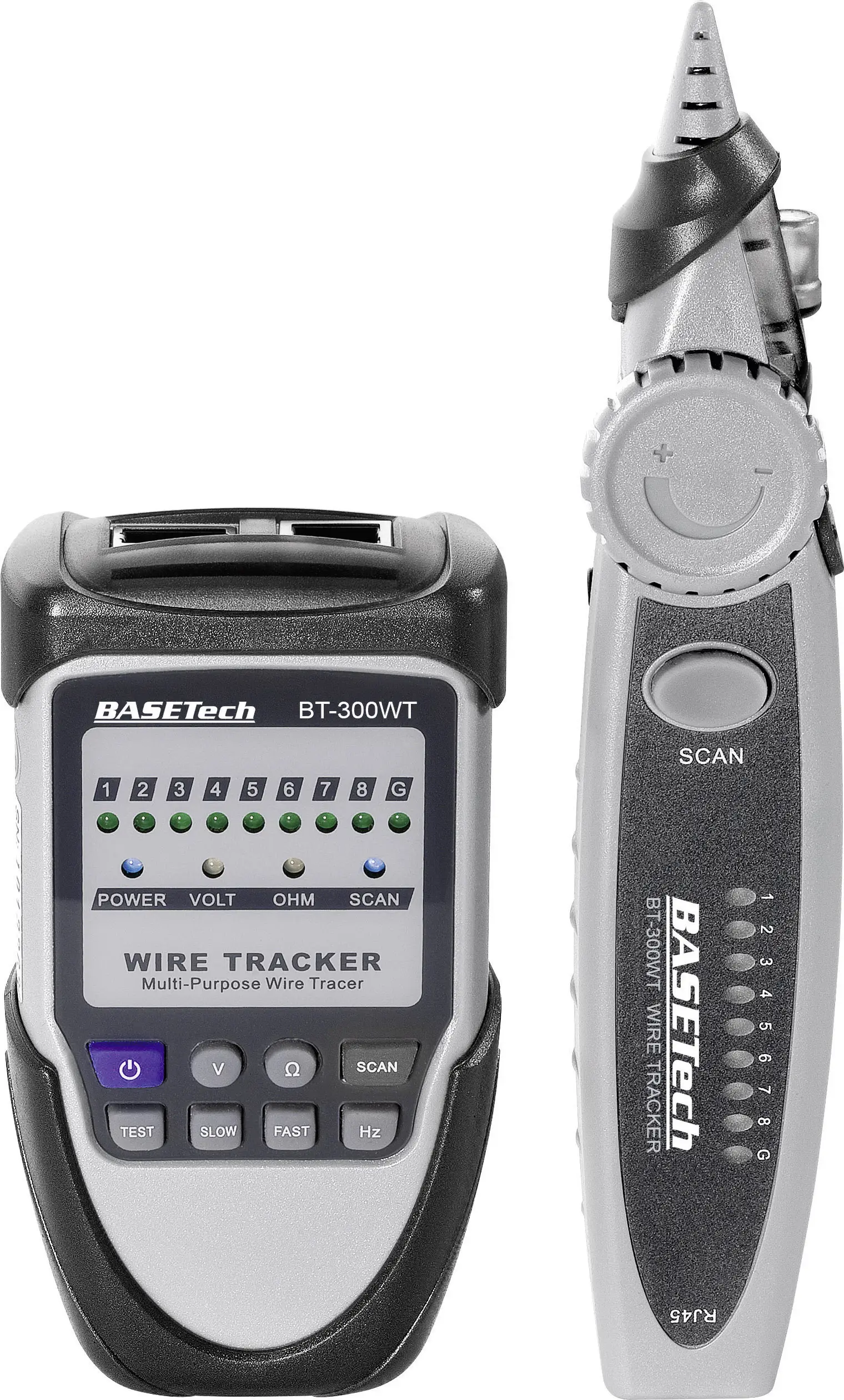 Кабельный тестер и локатор Basetech BT-300 WT