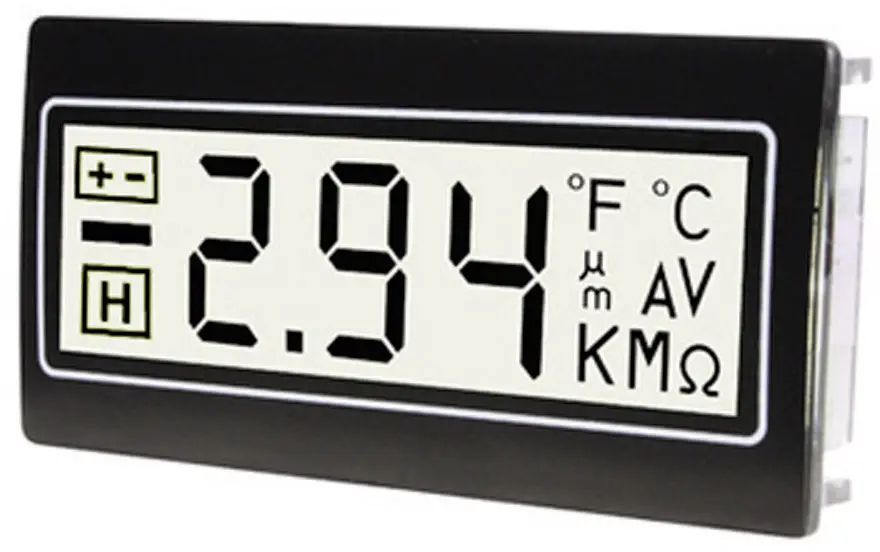 Цифровой панельный индикатор TDE Instruments DPM962-TW, +200 мВ, 2 мА