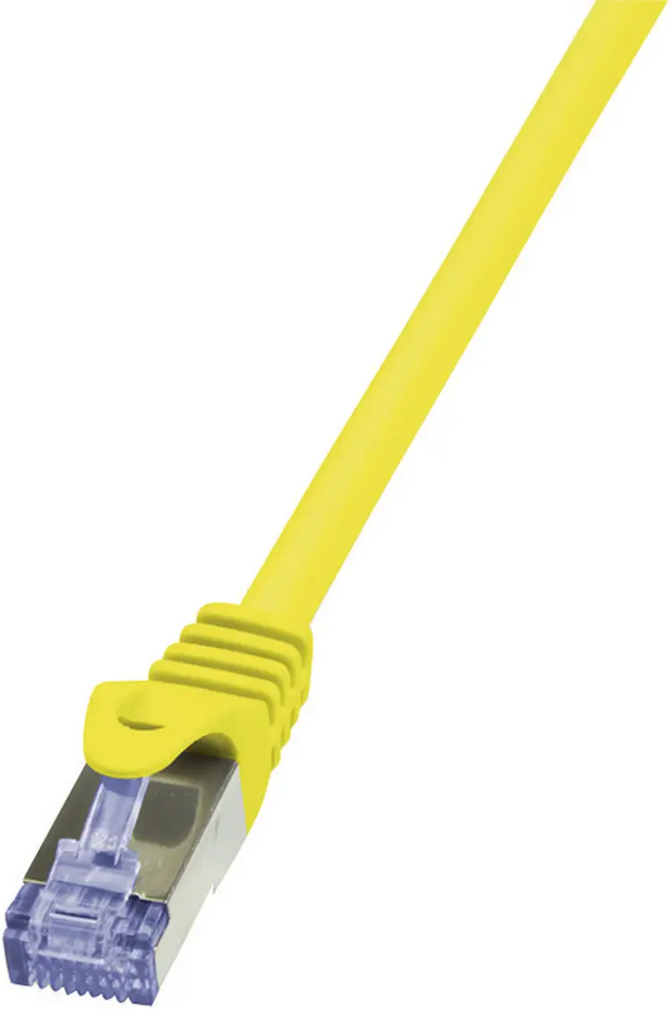 Сетевой кабель LogiLink CQ3077S, 1 шт., RJ45, CAT 6a, S/FTP, 5,00 м, желтый