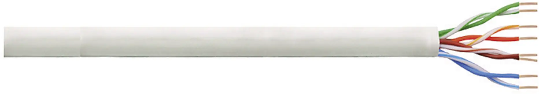 Сетевой кабель LogiLink CPV0035 CAT 6 U/UTP 4 x 2 x 0,205 мм² + 1 x 2 x 0,205 мм² серый 100 м