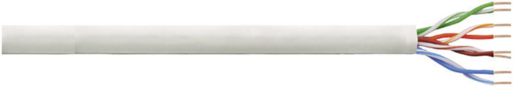 Сетевой кабель LogiLink CPV0020 CAT 5e U/UTP 4 x 2 x 0,205 мм² + 0 2 x 0,205 мм² серый 305 м