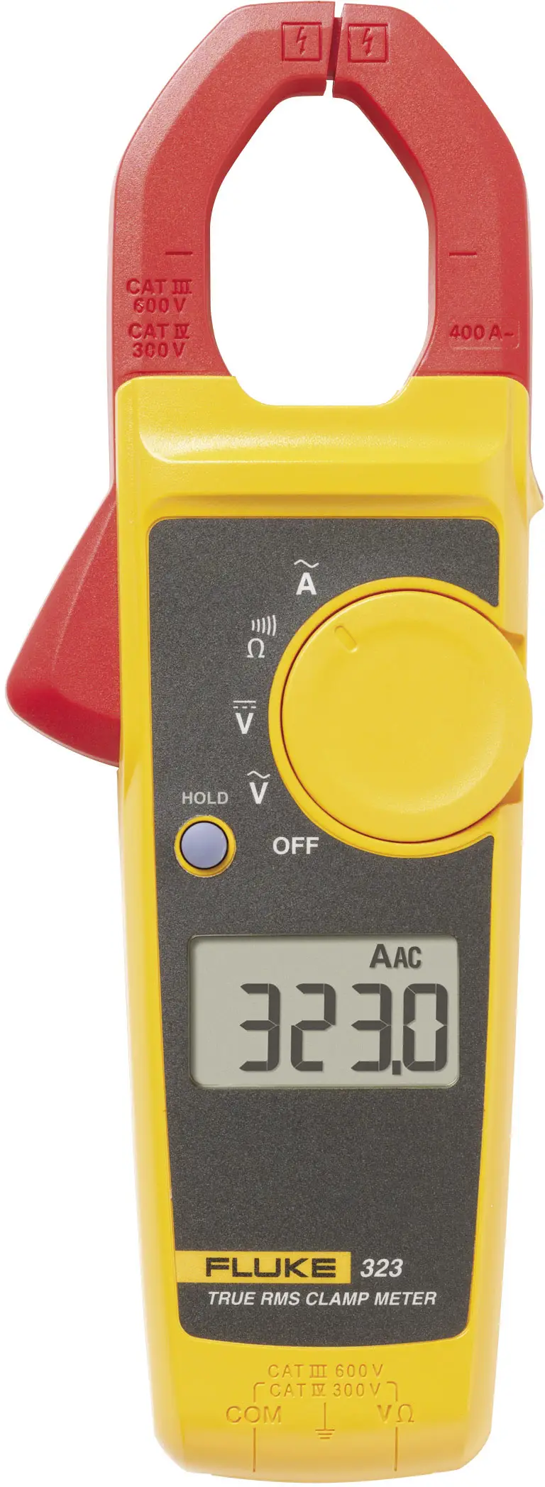 Струмові кліщі Fluke 323 5065521, CAT III 600 В, CAT IV 300 В, 0,1–600 В, 400 А (макс.)