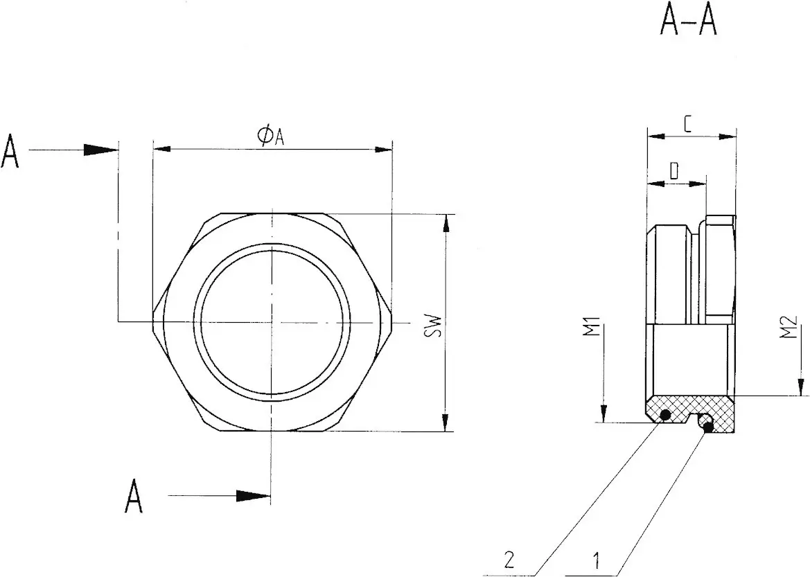 LAPP 52101979 SKINDICHT MR-M 75X1,5/63X1,5 6KT. M75 M63 натуральна латунь 1 шт.