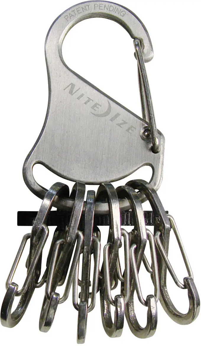 Брелок NITE Ize NI-KLK-11-R3 KeyRack Locker серебристый 1 шт.