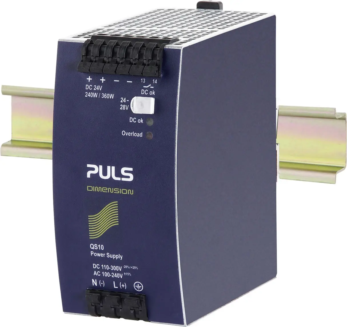 Блок живлення PULS QS10.241-D1 для DIN-рейки 24 В/DC 10 A 240 Вт Кількість виходів: 1 x Опис 1 шт.