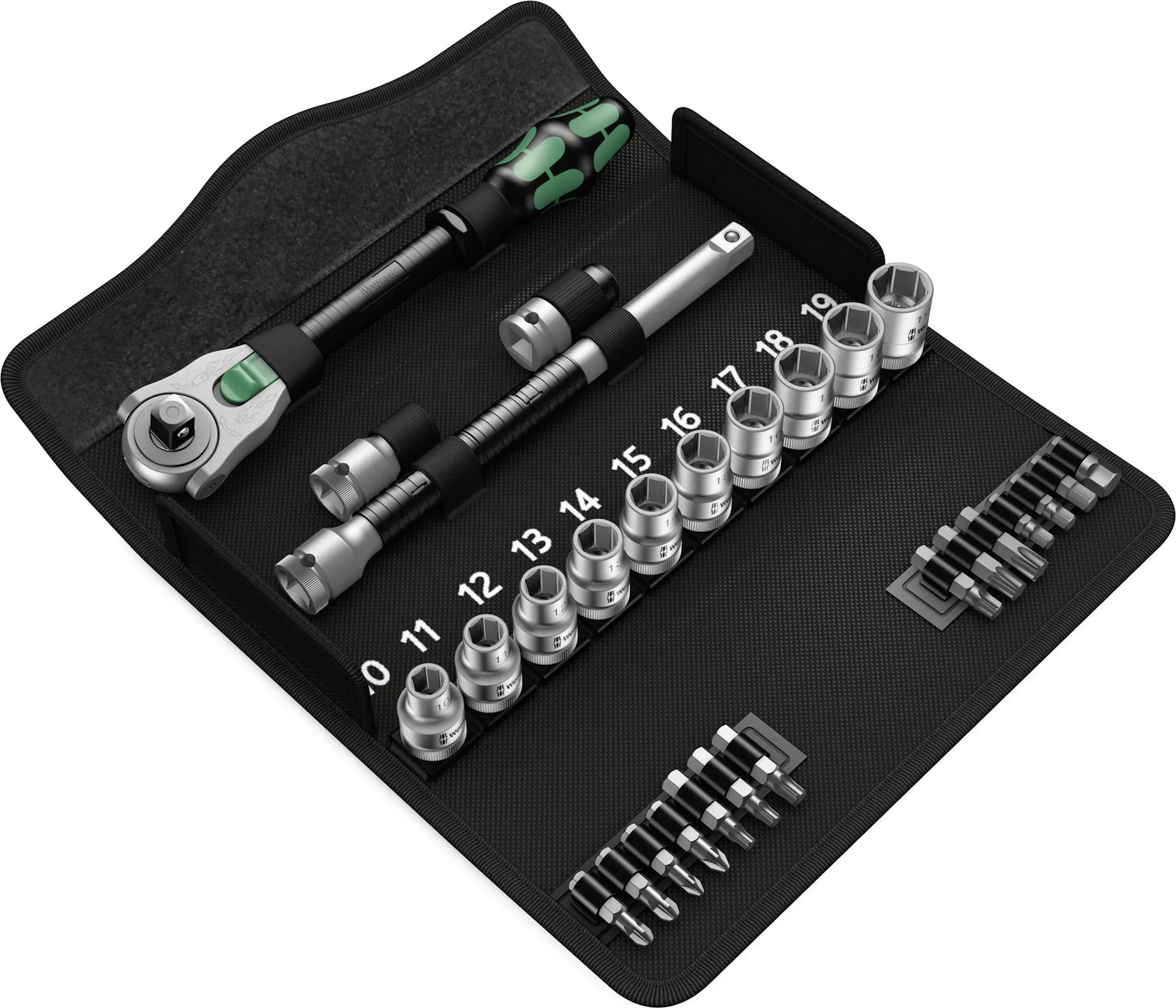 Набор торцевых ключей Wera 8100 SC 6 Zyklop Speed 05004076001 1/2