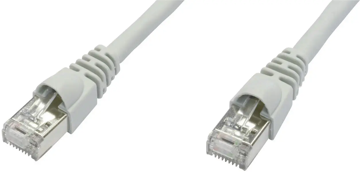 LAN-кабель Telegärtner 100008981, 1 шт., RJ45, CAT 6a, S/FTP, 10.00 м, сірий