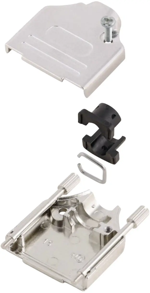 Разъем MH Connectors MHDTZK15-K 6560-0805-02, корпус D-SUB, количество контактов: 15, металлический, 180°, серебристый, 1 шт.